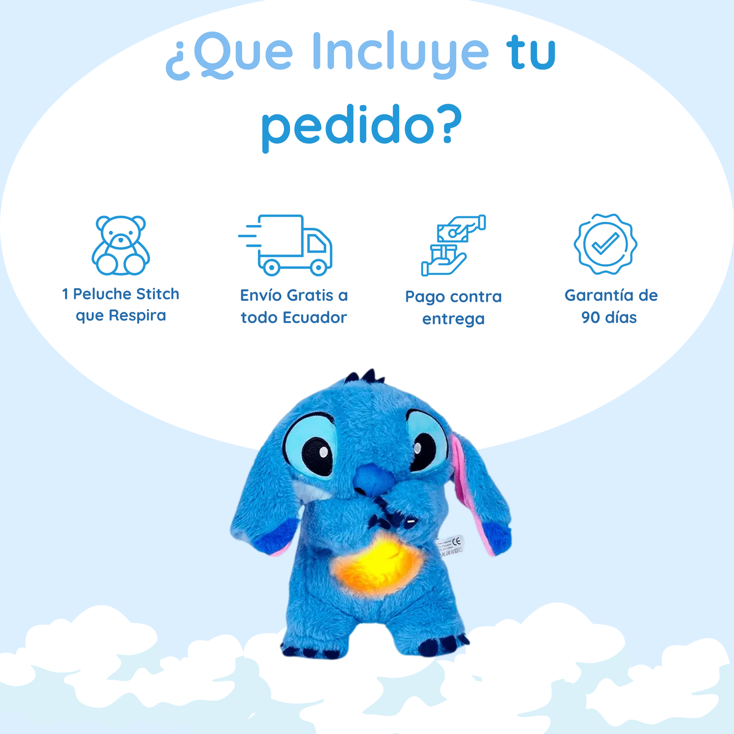Peluche Stitch Que Respira